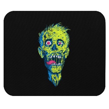 Discover Neon Zombie Mouse Pads