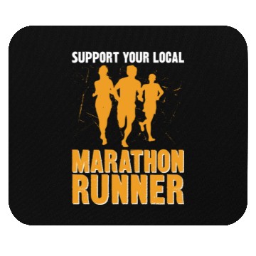 Discover Running Runner Half Marathon Mouse Pads