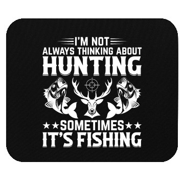Discover Deer Hunting Fish Fishing Trout Fishing Deer Hunte Mouse Pads