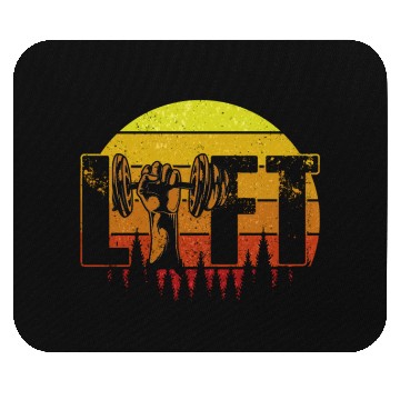 Discover Lift Workout Weightlifting Lifting Gym Mouse Pads