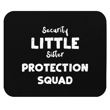 Discover Security Little Sister Protectio... Mouse Pads