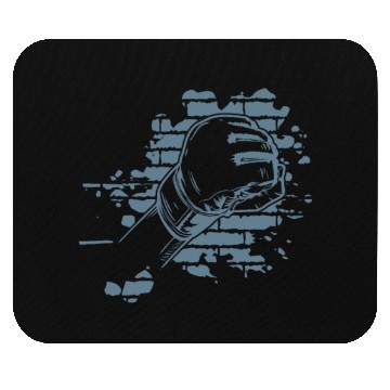 Discover Fist with MMA Glove Mixed Martial Arts Mouse Pads