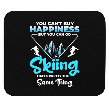 Discover Winter Sports Vacation Snowboards Mouse Pads