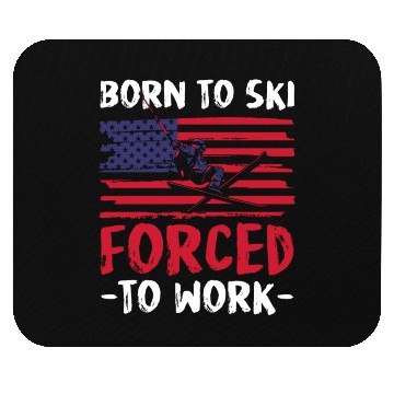 Discover Winter Sports Ski Instructors Downhill Mouse Pads