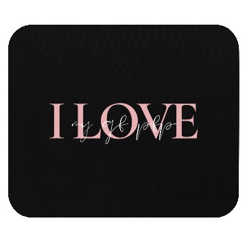 Discover i love my gf pfp Mouse Pads
