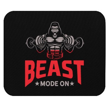 Discover Gorilla Bodybuilding Beast Gym Motivation Mouse Pads