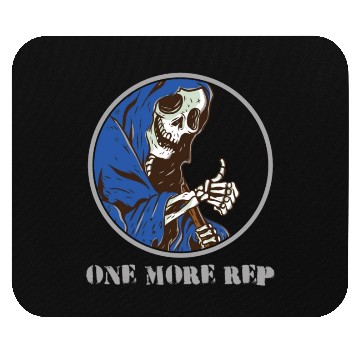 Discover Grim Reaper Weightlifting Gym Workout Humor Mouse Pads