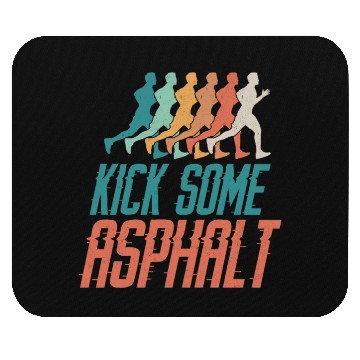 Discover Running Runner Half Marathon Mouse Pads