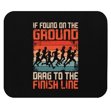Discover Running Runner Half Marathon Mouse Pads