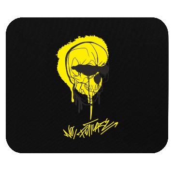 Discover Skull With Glasses Mouse Pads