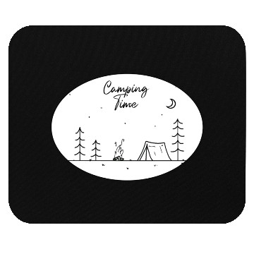 Discover Camping time Mouse Pads
