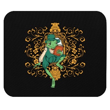 Discover Classy Royalty Prince Toad Frog Amphibian Mouse Pads