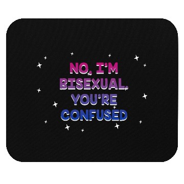 Discover I'm Bisexual You're Confused Bi LGBTQ Bi Pride Mouse Pads