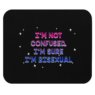 Discover I'm Sure I'm Bisexual Bi Positivity Bi Pride Mouse Pads