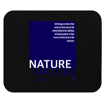 Discover About nature-navy Mouse Pads