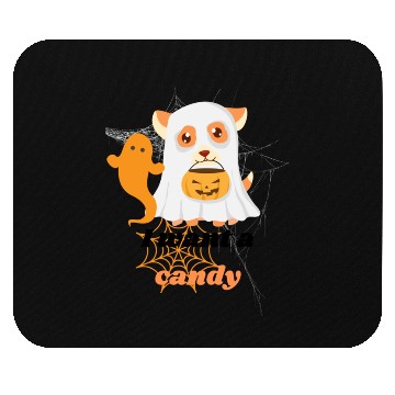 Discover Dog halloween Mouse Pads