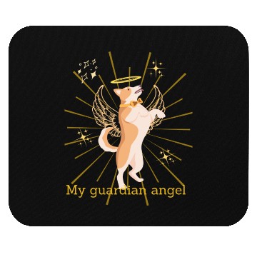 Discover My guardian angel Mouse Pads