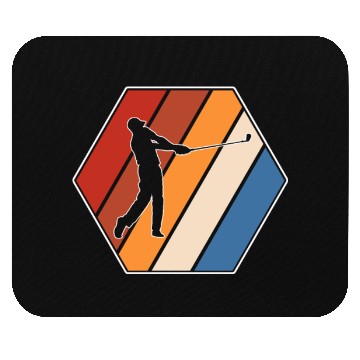Discover golf retro Mouse Pads