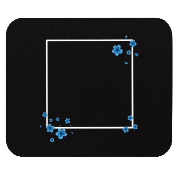 Discover Square Blossom Mouse Pads
