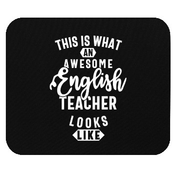 Discover english teacher, cute english teacher Mouse Pads