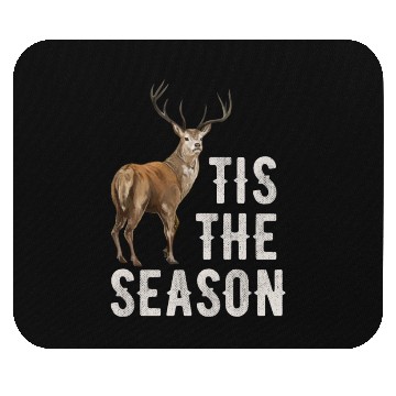 Discover Tis The Season Retro Dear Hunting Mouse Pads