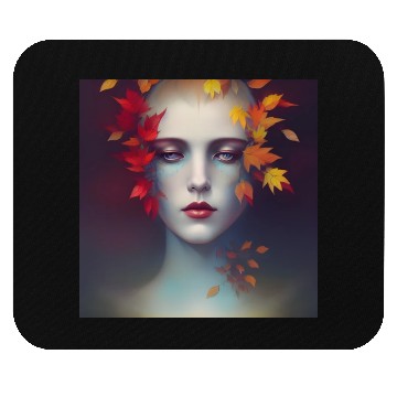 Discover Autumn Goddess Mouse Pads