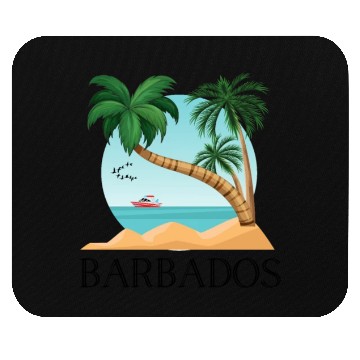 Discover Barbados,Show you love for Barbados Mouse Pads