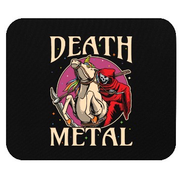 Discover Reaper Rock Satan Unicorn Festivals Death Metal Mouse Pads