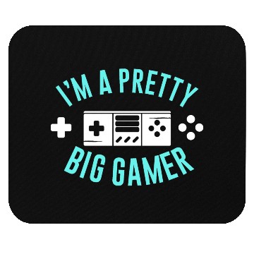 Discover Pretty Big Gamer Video Game Player Gaming Gifts Mouse Pads