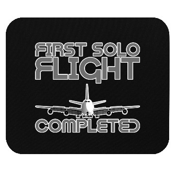Discover First Solo Flight Completed Mouse Pads
