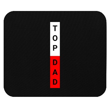 Discover Top Dad Black Red Mouse Pads