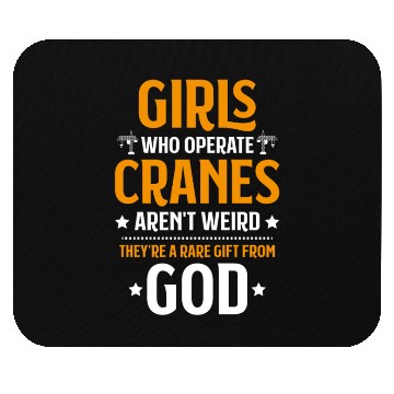 Discover Crane Operator Crane Driver Heavy Equipment Mouse Pads