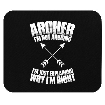 Discover Archer Archery Bow Hunting Bowman Arrow Bow Hunter Mouse Pads