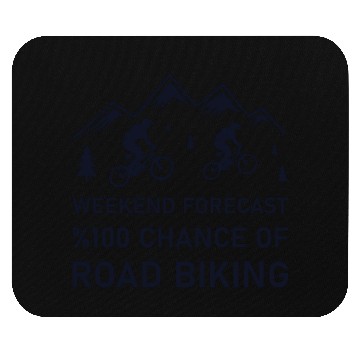 Discover Funny Weekend Road Biking Mouse Pads