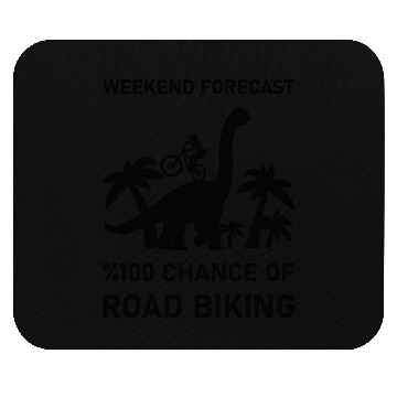 Discover Funny Weekend Road Biking Mouse Pads