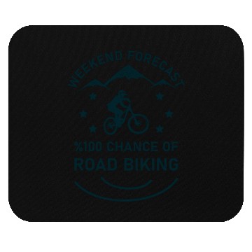 Discover Funny Weekend Road Biking Mouse Pads