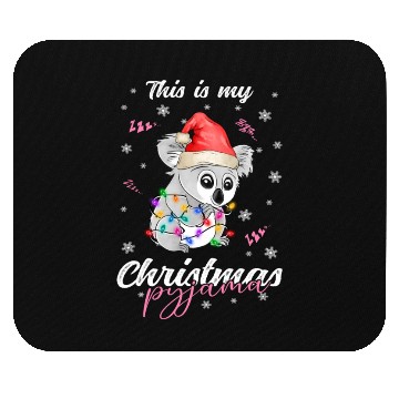 Discover Winter Christmas Pyjama Koala Mouse Pads
