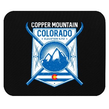Discover Copper Mountain Colorado Ski Mountains Mouse Pads