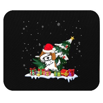 Discover Saint Bernard Christmas Dabbing Santa Xmas Pajama Mouse Pads