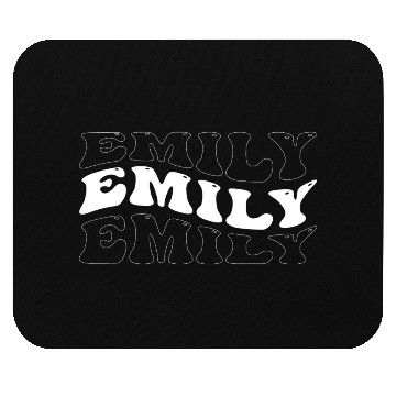 Discover Funny Emily Groovy 4 Men Women Cool Emily Tie Dye Mouse Pads