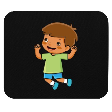 Discover boy jumps school enrollment joy kindergarten boys Mouse Pads