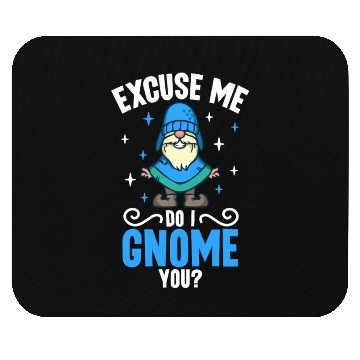 Discover Garden Gnomes Gnome Lover Funny Gnome Gardening Mouse Pads