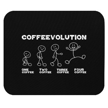 Discover Office Quote Coffee Lover Coffeevolution Evolution Mouse Pads
