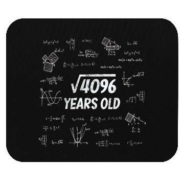 Discover Square Root Of 4096 - 64th Birthday Math Nerd Mouse Pads