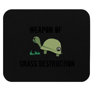 Discover Grass Destruction (Dark) Mouse Pads