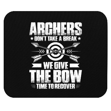 Discover Archer Archery Bow Hunting Bowman Arrow Bow Hunter Mouse Pads