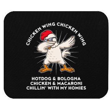 Discover Chicken Wing Chicken Wing Song Lyric Hot Dog Mouse Pads