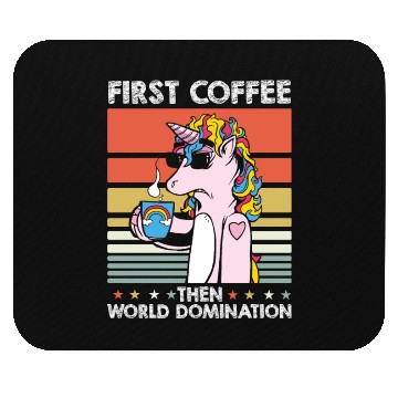 Discover Unicorn Coffee Sunglasses Mouse Pads