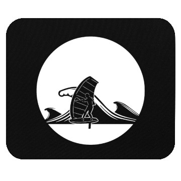 Discover Wing Foiling Surfer Mouse Pads