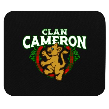Discover Clan Cameron Cute Baby Lion Rampant Kitten Mouse Pads